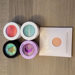 ColourPop Eyeshadow Bundle - Super Shock shadows & pressed single.